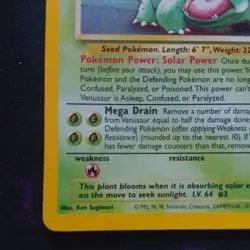 WOTC Pokemon Black Star Promo Venusaur 13 NM-MTU Holo Rare vintage 2000 - Image 3