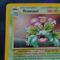 WOTC Pokemon Black Star Promo Venusaur 13 NM-MTU Holo Rare vintage 2000 - Image 5