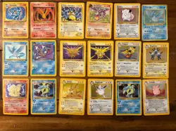 Pokemon TCG Vintage Holo Lot Of 18 Cards - Image 1