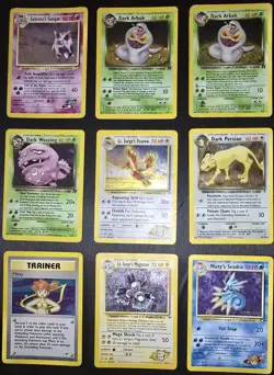 Pokemon TCG Vintage Holo Lot 56 Cards Base/ Neo/Gym/Team Rocket English/Japanese - Image 3