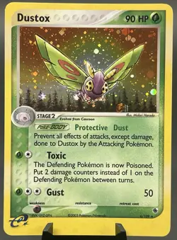 Dustox 6/109 Holo Rare EX Ruby & Sapphire 2003 Pokemon TCG NM - Image 1