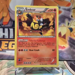 Emboar BW21 Pokemon Card Black & White Black Star Promo Pokemon Card MP - Image 1