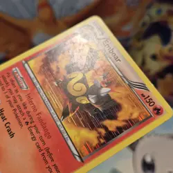 Emboar BW21 Pokemon Card Black & White Black Star Promo Pokemon Card MP - Image 5