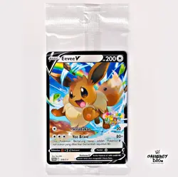 Pokemon Festival Jakarta Card Eevee V 378 / S-P Indonesia Sealed Promo - Image 1