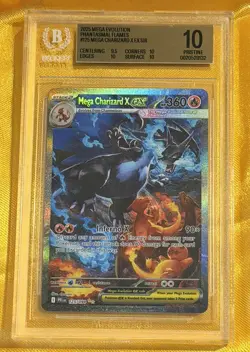 2025 POKEMON MEGA CHARIZARD X EX PHANTASMAL FLAMES SIR #125 BGS 10 PRISTINE - Image 1