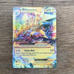 Pokemon TCG X&Y Phantom Forces Mega M Manectric EX 120/119 Secret Rare Card 2014 - Image 1
