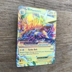 Pokemon TCG X&Y Phantom Forces Mega M Manectric EX 120/119 Secret Rare Card 2014 - Image 2