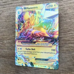 Pokemon TCG X&Y Phantom Forces Mega M Manectric EX 120/119 Secret Rare Card 2014 - Image 3