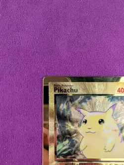 Pokemon TCG Pikachu Gold Metal Card 58/102 Celebrations UPC Promo 25th Anniv - Image 3