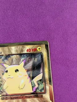 Pokemon TCG Pikachu Gold Metal Card 58/102 Celebrations UPC Promo 25th Anniv - Image 4