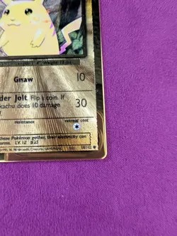 Pokemon TCG Pikachu Gold Metal Card 58/102 Celebrations UPC Promo 25th Anniv - Image 5