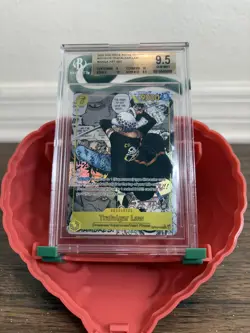 2025 One Piece Royal Blood OP10 Trafalgar Law Manga Art SEC #OP10-119 BGS 9.5 - Image 3