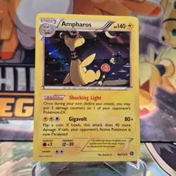 Ampharos 40/114 - XY Steam Siege - Holo Rare Pokemon Card - (MP) - Image 1
