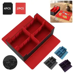 Card Deck Box PU Leather W/ Magnetics Closure Strong Sports Cards Case - Image 1