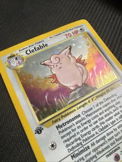 Pokemon Clefable 1/64 Jungle 1st Edition Holo Rare Card MP - Image 2