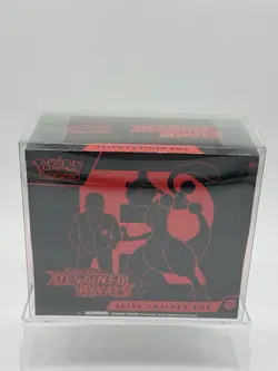 Pokemon TCG Scarlet & Violet Destined Rivals ETB Elite Trainer Box - TEAR DAMAGE - Image 1