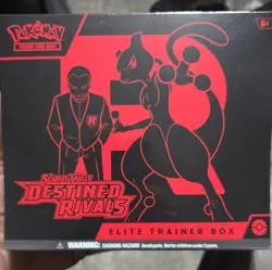 Pokemon TCG Scarlet & Violet Destined Rivals Elite Trainer Box Mewtwo Giovanni - Image 1