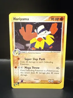 Pokemon Card - Hariyama - 8/109 EX Ruby and Sapphire Holo Rare - Image 1