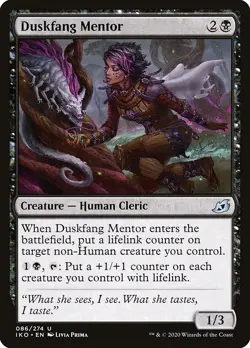 Duskfang Mentor 4x FOIL IKO MTG Ikoria Uncommon MINT black - Image 1