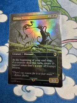 MTG Compy Swarm (Borderless) (Foil) - Image 3