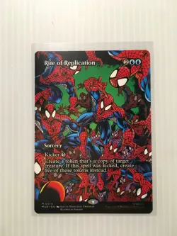 MTG Rite of Replication 0014 Borderless Spider-Man Non-Foil NM/M - Image 1