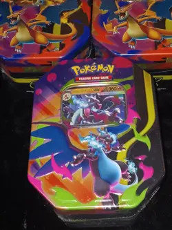 3 Total- Pokemon TCG Mega Charizard EX Tin X & Y Brand New/Sealed (2× Y)(1× X) - Image 3
