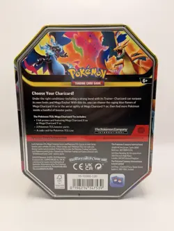 Pokemon TCG Mega Charizard Y ex Tin Sealed Charizard Collection 4 Booster Packs - Image 2