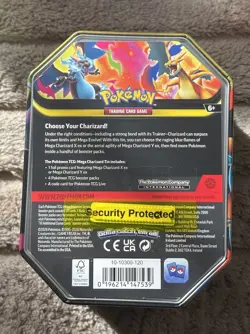 Pokemon TCG: Mega Evolution Charizard Booster Pack Tin Sealed - X EX OR Y EX - Image 2