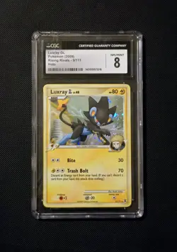 2009 Pokemon TCG: Luxray GL 9/111 Holo Rising Rivals Rare Foil - NM/Mint CGC 8 - Image 1