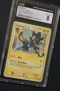2009 Pokemon TCG: Luxray GL 9/111 Holo Rising Rivals Rare Foil - NM/Mint CGC 8 - Image 2