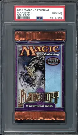 Planeshift Booster Pack English Graded PSA 10 MTG Magic #63167666 - Image 1