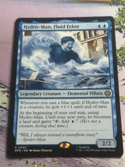 Hydro-man Fluid Felon Mtg Spider-Man Magic The Gathering - Image 2