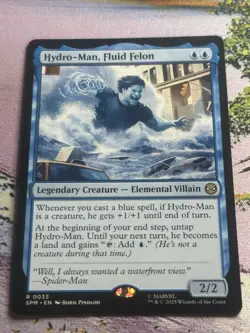 Hydro-man Fluid Felon Mtg Spider-Man Magic The Gathering - Image 3