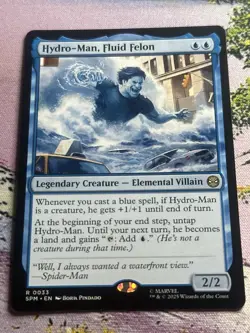 Hydro-man Fluid Felon Mtg Spider-Man Magic The Gathering - Image 4