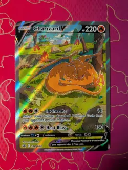 Charizard V Swsh260 - Sword & shield - Pokemon card - black Star promo - rare - Image 1