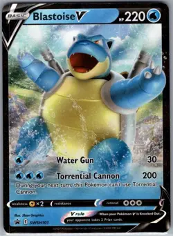 Blastoise V - SWSH101 SWSH: Sword & Shield Promo Cards - Pokemon Card - NM - Image 1