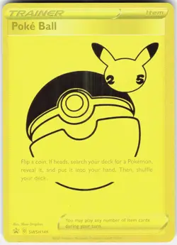 Pokemon Poke Ball SWSH146 Holo Promo Sword & Shield Promo Pokemon Near Mint - Image 1