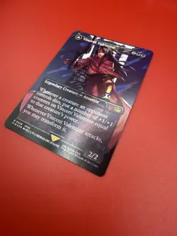 MTG Vincent Valentine (Borderless) (Surge Foil) Final Fantasy 0528 NM/MT - Image 3