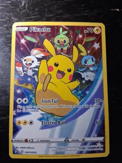 Pikachu SWSH020 SWSH: Sword & Shield Promo Cards Holo - Image 1