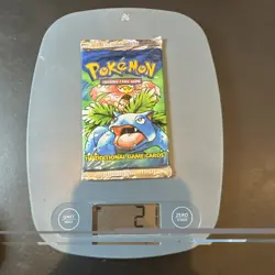 1999 Pokemon Base Set Unlimited Booster Pack Sealed WOTC Blastoise 21g HeavyUU - Image 1