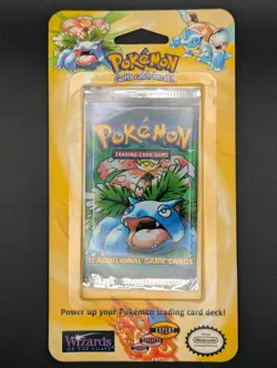 Unlimited Pokemon Base Set Blister Pack HEAVY Venusaur 1999 - Image 3