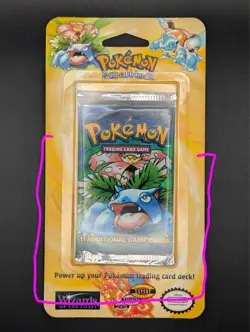 Unlimited Pokemon Base Set Blister Pack HEAVY Venusaur 1999 - Image 4