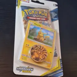 Pokemon TCG Sun & Moon Unbroken Bonds Booster Pack/10 Cards Pikachu Promo Coin - Image 4
