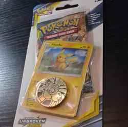 Pokemon TCG Sun & Moon Unbroken Bonds Booster Pack/10 Cards Pikachu Promo Coin - Image 5