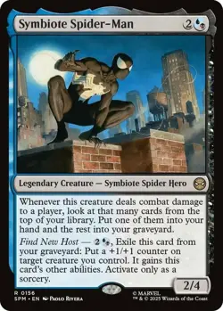 MTG magic cards 1x Symbiote Spider-Man Marvel's Spider-Man NM-Mint, English - Image 1