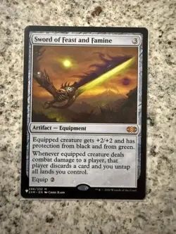 Sword Of Feast And Famine MTG Magic The Gathering Card - Image 1