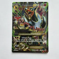 Pokemon TCG Mega-Houndoom-EX Breakthrough 154/162 Holo Full Art Ultra Rare - Image 1
