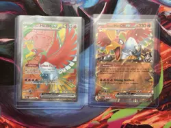 Pokemon TCG Destined Rivals - 209/182 Ethan's Ho-Oh EX - Ultra Rare + EX Card - Image 1