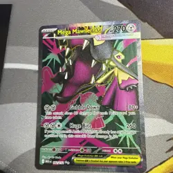 Pokemon TCG Mega Evolutions Mawile EX Ultra Rare Card 162/132 - Image 1