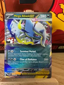 Mega Absol ex 086/132 - Play! Stamp Prize Pack - Holo Pokemon TCG English Card - Image 1